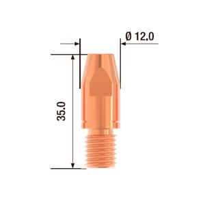 FUBAG Контактный наконечник M10х35 мм CuCrZr D=1.4 мм (25 шт.) в Благовещенске фото