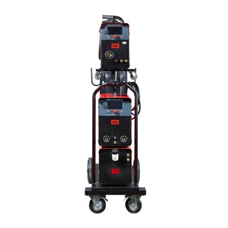 Полуавтомат сварочный FUBAG XMIG 500T DW PULSE  + подающий механизм DRIVE XMIG DW PULSE  + горелка FB 550W 3m  + блок жидкостного охлаждения Cool XMIG  + шланг-пакет 5 метров 95 мм2 14 pol с жидкостным охлаждением + тележка XM в Благовещенске фото