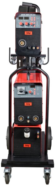 Сварочный полуавтомат INMIG 500T DW SYN + Подающий механизм DRIVE INMIG DW SYN + Шланг-пакет 5 м + Горелка FB 500 3 м + Блок жидкостного охлаждения + Тележка в Благовещенске фото