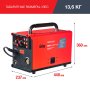 FUBAG Сварочный полуавтомат IRMIG 208 SYN PLUS (31447) + Маска сварщика Хамелеон IR 9-13N S (38072) + Сварочные краги на подкладке красные FWGN 10R (641180) в Благовещенске фото