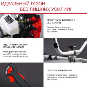 FUBAG Бензиновый триммер FPT 33 + Триммерная леска сечение витой квадрат L 130 м * 2.4 мм в ПОДАРОК в Благовещенске фото