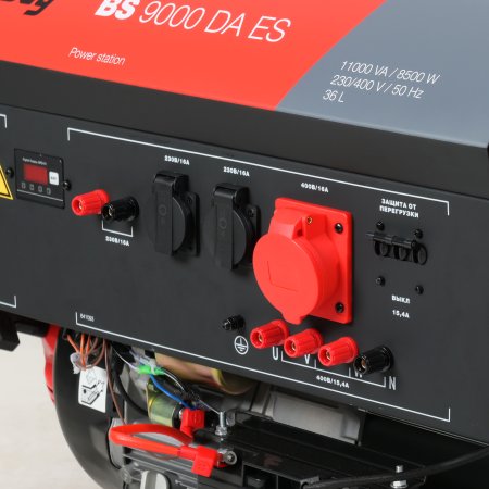 Бензиновый генератор FUBAG BS 9000 DA ES (трехфазный) с электростартером и коннектором автоматики Бензиновый генератор FUBAG BS 9000 DA ES (трехфазный) с электростартером и коннектором автоматики в Благовещенске фото