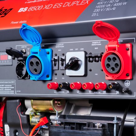 Бензиновый генератор FUBAG BS 8500 XD ES DUPLEX для одно и трехфазного режимов работы в Благовещенске фото