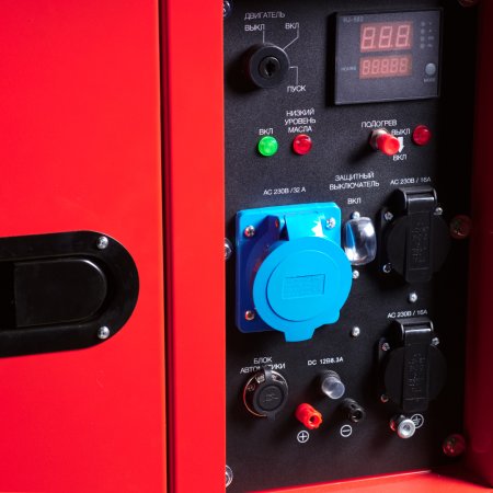 FUBAG Дизельный генератор с электростартером и коннектором автоматики DS 6500 AC ES (кожух) в Благовещенске фото