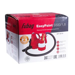 FUBAG Электрический краскораспылитель EasyPaint S500/1.8 с верхним бачком в Благовещенске фото