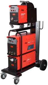 Сварочный полуавтомат INMIG 500T DW SYN + Подающий механизм DRIVE INMIG DW SYN + Шланг-пакет 5 м + Горелка FB 500 3 м + Блок жидкостного охлаждения + Тележка в Благовещенске фото