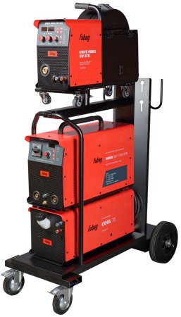 Сварочный полуавтомат INMIG 500T DW SYN + Подающий механизм DRIVE INMIG DW SYN + Шланг-пакет 5 м + Горелка FB 500 3 м + Блок жидкостного охлаждения + Тележка в Благовещенске фото