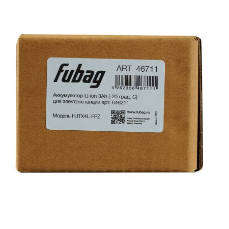 Аккумулятор FUBAG li-ion 3Ah для инверторного генератора TI 11000 A ES (арт. 646211) купить в Благовещенске